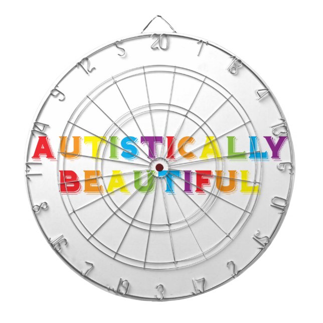 Cible De Fléchettes Autistement Belle (Devant)