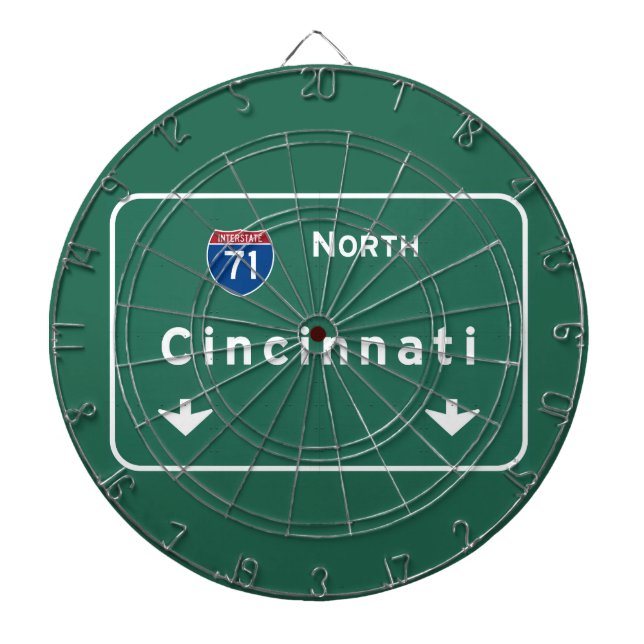 Cible De Fléchettes Autoroute d'autoroute nationale de Cincinnati Ohio (Devant)