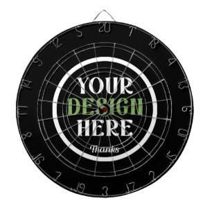 Cible De Fléchettes baiser personnalisé, unique, élégant et minimalist