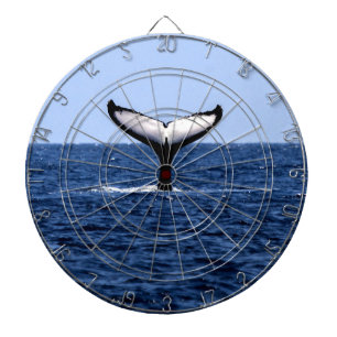 Cible De Fléchettes Baleine à bosse en océan