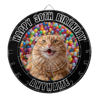 Cible De Fléchettes Balloons Fond pour Anniversaire 30 Ans PHOTO PERSO