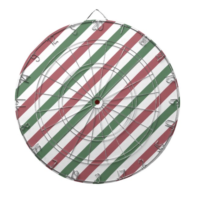 Cible De Fléchettes Bandes de Noël personnalisables (Devant)