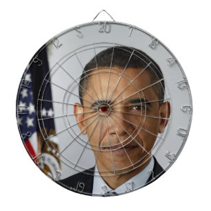 Cible De Fléchettes Barack Obama Planche à fléchettes