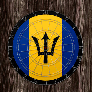 Cible De Fléchettes Barbados Flag Dartboard & Barbados / game board