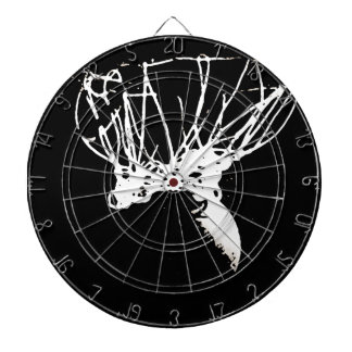 Cible De Fléchettes Basket-ball Black White Pop Art
