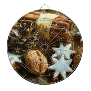 Cible De Fléchettes Bâtons et étoiles de cannelle de Noël