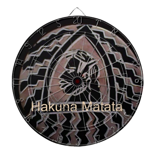 Cible De Fléchettes Beauté africaine : Bongo Massai Portrait Art Triba (Devant)