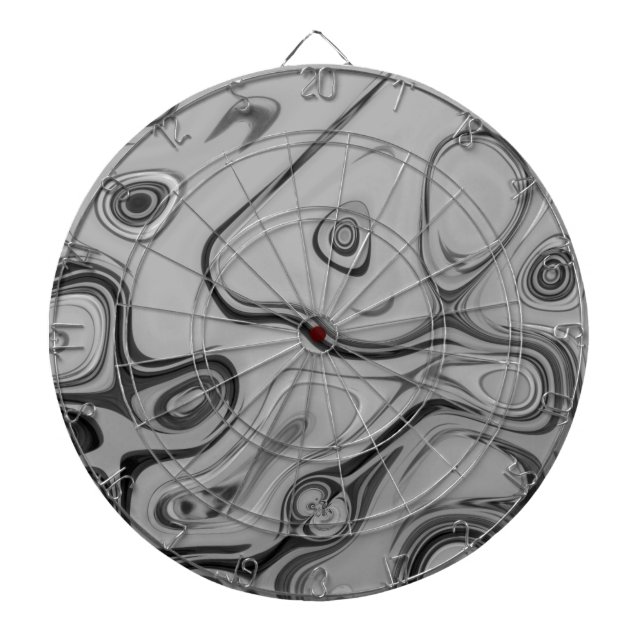 Cible De Fléchettes Belle belle cendre gris texture couleur Art Imprim (Devant)