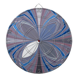 Cible De Fléchettes Belle œuvre d'art papillon aux couleurs bleues dou