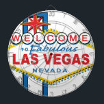 Cible De Fléchettes Bienvenue à Fabulous Las Vegas<br><div class="desc">Design Las Vegas</div>