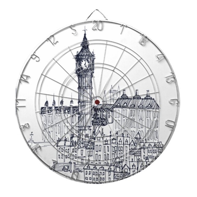 Cible De Fléchettes Big Ben (Devant)