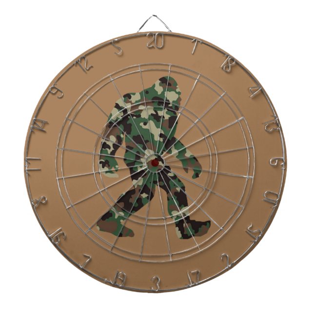 Cible De Fléchettes Bigfoot Sasquatch Camo (Devant)