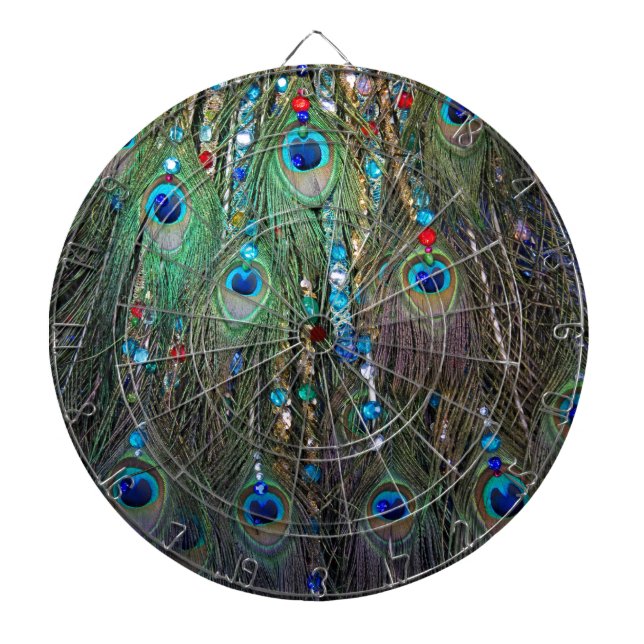 Cible De Fléchettes Bijoux Peacock (Devant)