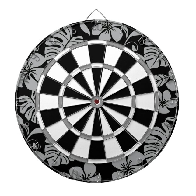 CIBLE DE FLÉCHETTES BIKINI ROSE (NOIR/GRIS) (Devant)