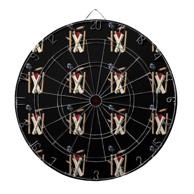 Cible De Fléchettes Billets De Cricket, Bateaux Et Balles, (Devant)