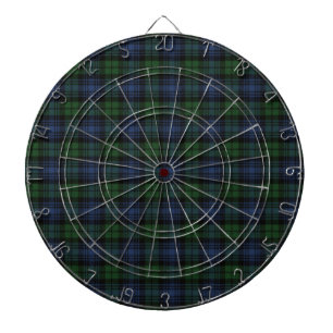 Cible De Fléchettes Black Watch Ancien Tartan écossais