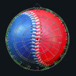 Cible De Fléchettes Bleu blanc et bleu<br><div class="desc">Red & Blue Baseball avec White Stitching "Décor sportif", "Rouge Blanc et Bleu", Patriotique, "quatrième juillet", "Memorial day", "sports d'été", sports, fun, sport, baseball, baseball, motif, softball, boules, baseball personnalisé, coach, macro, cool, pour hommes, drôle, ball, sports d'équipe, équipes, baseball unique, baseball, baseball, baseball, baseball, baseball, baseball, baseball, baseball, ballon...</div>