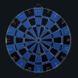 Cible De Fléchettes Bleu d'outre-mer et noir<br><div class="desc">Cible de flechettes de bleu d'outre-mer et de noir</div>