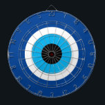 Cible De Fléchettes Bleu Mati Evil OEil nazar symbole conception table<br><div class="desc">Blue Mati Evil Eye nazar symbole design fléchette. Bleu mati grec / symbole turc pour la protection et bonne chance. Amusant pour la maison,  la fête ou le bureau.</div>