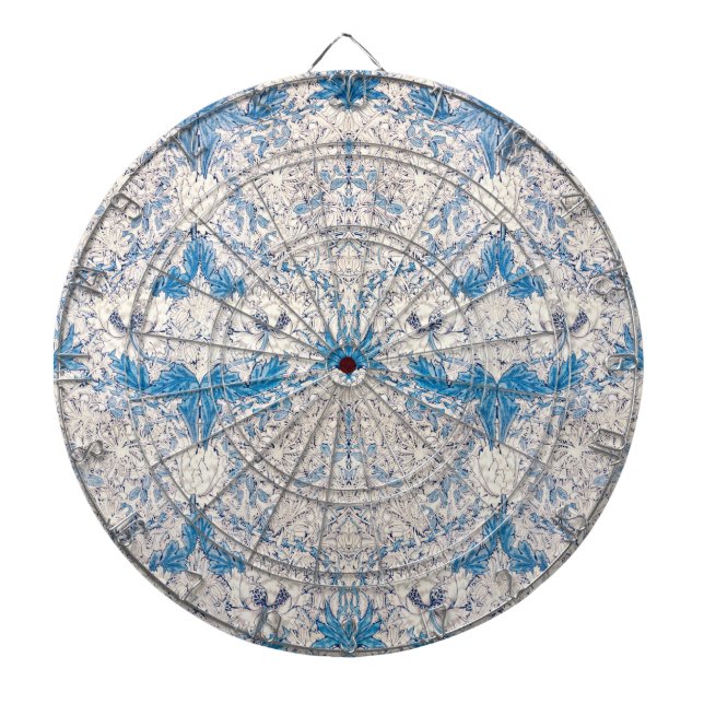 Cible De Fléchettes Bleu miel (par William Morris) (Devant)