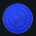 Cible de flechettes bleu néon brillant<br><div class="desc">Cible de flechettes avec Bright Neon Blue arrière - plan prêt pour vos textes ou images.</div>