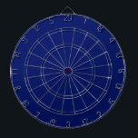 Cible de flechettes bleue de la Marine<br><div class="desc">Cible de flechettes avec arrière - plan bleu marine prêt pour vos textes ou images.</div>