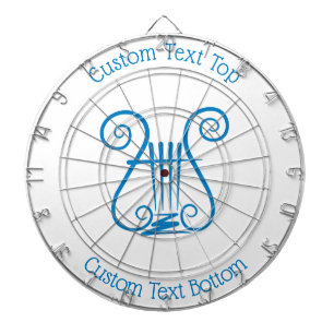 Cible De Fléchettes Blue Lyre