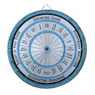 Cible De Fléchettes Boire Jeu Tous Réglementation Texte Personnalisé