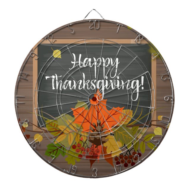 Cible De Fléchettes bon thanksgiving (Devant)