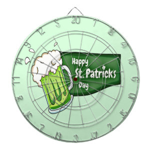 Cible De Fléchettes Bonne bière St. Patricks Day