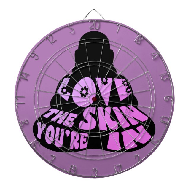 Cible De Fléchettes Bouddha amour violet (Devant)