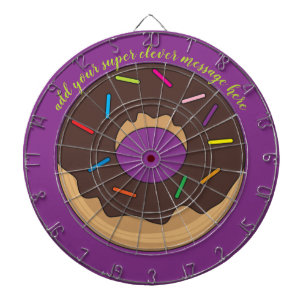 Cible De Fléchettes Bouillie glacée au chocolat avec arrosages