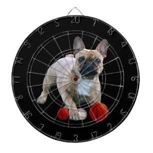 Cible De Fléchettes Bouledogue Français saut de Bouledogue Français