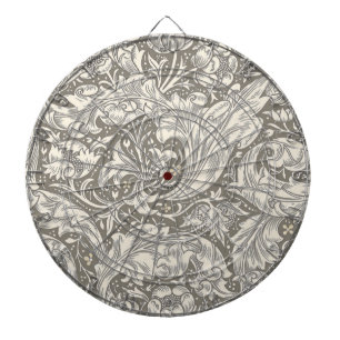 Cible De Fléchettes Bouton de bachelier en damassé antique de William