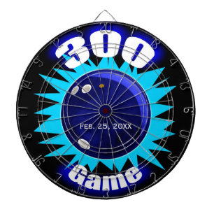 Cible De Fléchettes Bowling 300 Jeu, avec date, Dartboard avec fléchet