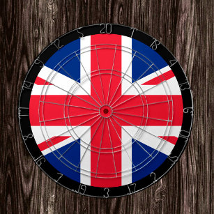 Cible De Fléchettes British Flag Dartboard & Royaume-Uni / jeu
