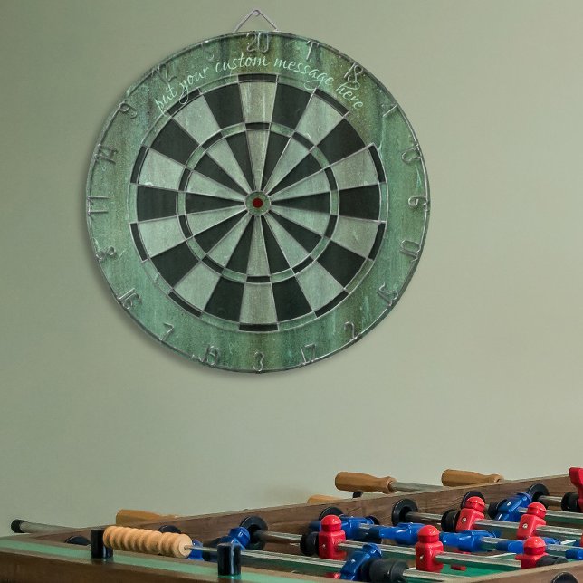 Cible De Fléchettes Bronze Patiné Verdigris (Créateur téléchargé)