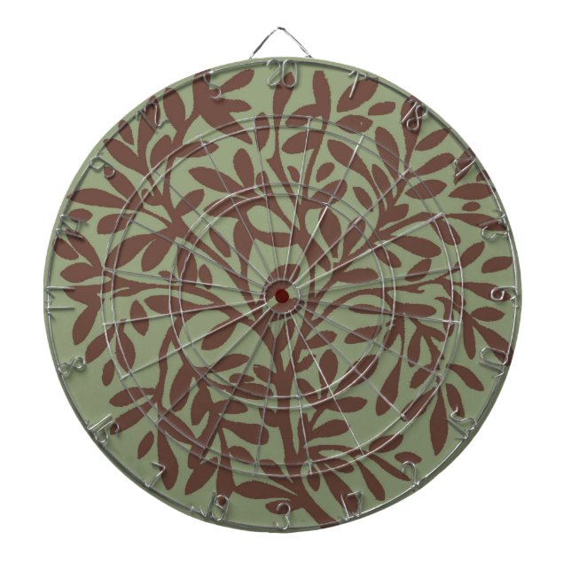 Cible de flechettes Brown et verte (Devant)