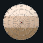 Cible De Fléchettes Brown Ombre strié<br><div class="desc">Motif à rayures Ombre marron tendance.</div>