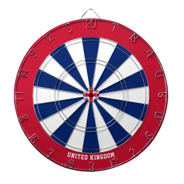 Cible De Fléchettes Bullseye du drapeau britannique (Devant)