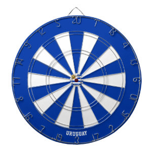 Cible De Fléchettes Bullseye du Patriote du drapeau uruguayen