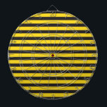 Cible De Fléchettes Bumblebee Noir Jaune Lignes horizontales Bumble Be<br><div class="desc">Si vous voulez montrer à tout le monde combien vous aimez les abeilles, ce design amusant et mignon avec des rayures horizontales noires et jaunes fera remarquer à tout le monde. Idéal pour les amoureux des animaux ! Vous verrez comment tout le monde va adorer l'esthétique du bourdon mignon que...</div>