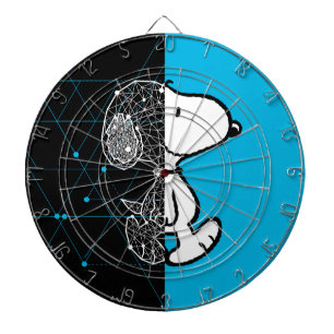 Cible De Fléchettes cacahuètes   Conception géométrique Snoopy