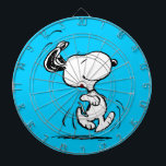 Cible De Fléchettes cacahuètes | Snoopy Happy Dance<br><div class="desc">Snoopy est l'adorable beagle de Charlie Brown dans la bande dessinée Peanuts de Charles M. Schulz. Découvrez ce joli dessin de cacahuètes avec ce chien adorable.</div>