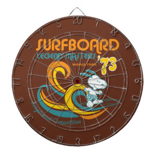Cible De Fléchettes cacahuètes Snoopy Surboard Longboard Competition