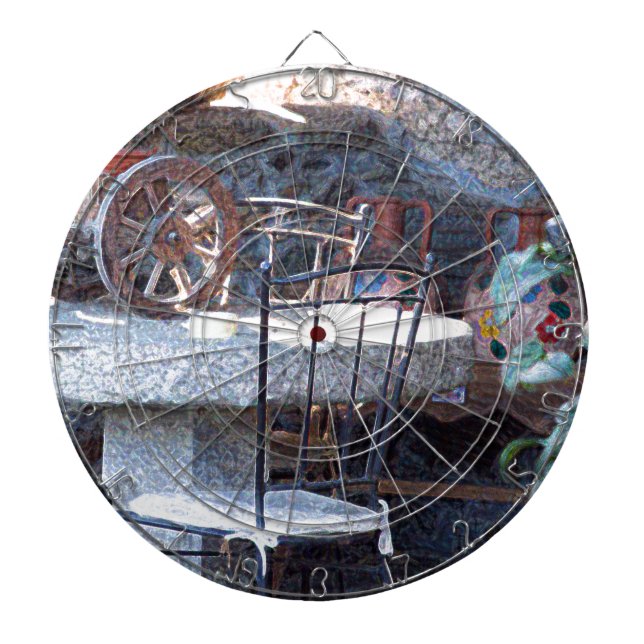 Cible De Fléchettes Cactus espagnol et vie morte (Devant)