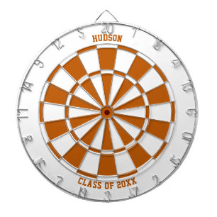Cible De Fléchettes Cadeau personnalisé de graduation de nom Orange