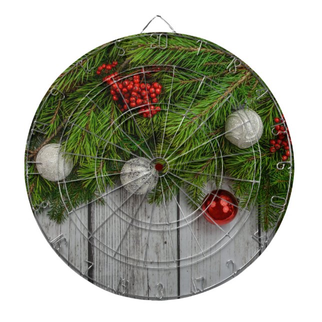 Cible De Fléchettes Cadre de Noël décoratif (Devant)