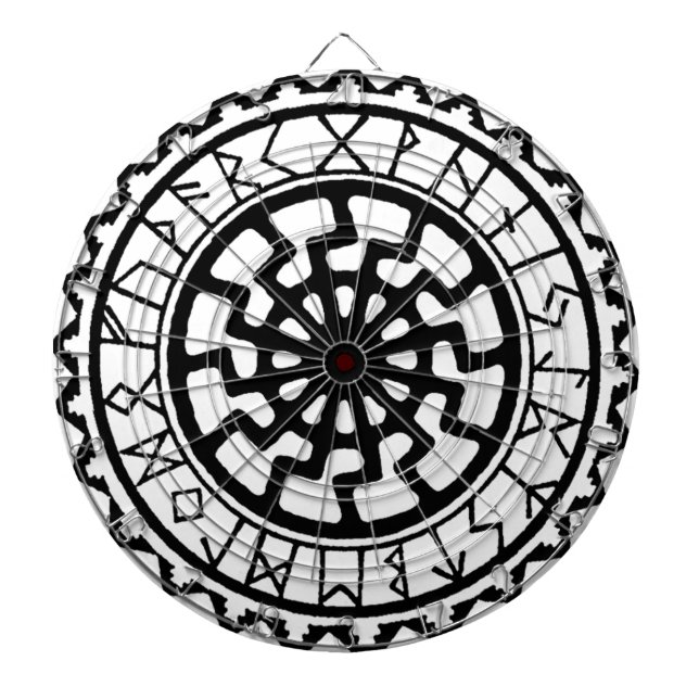 Cible De Fléchettes Calendrier de la rune solaire celtique Viking (Devant)