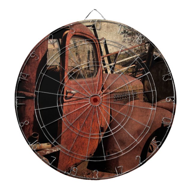 Cible De Fléchettes Camion abandonné (Devant)